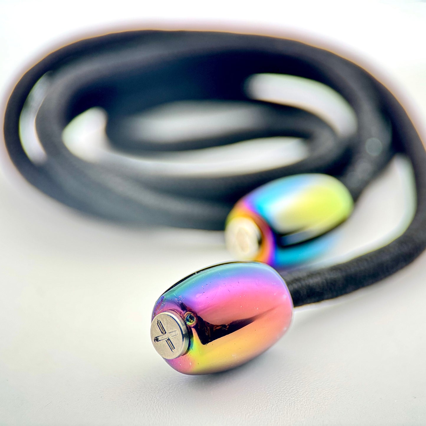 Hoodie Charms – Série Halo Tube – Perles de Personnalisation pour Cordon de Sweat à Capuche – Design Futuriste et Minimal – Accessoire Unisexe pour Hoodie, Streetwear et Mode Urbaine (BLUE)