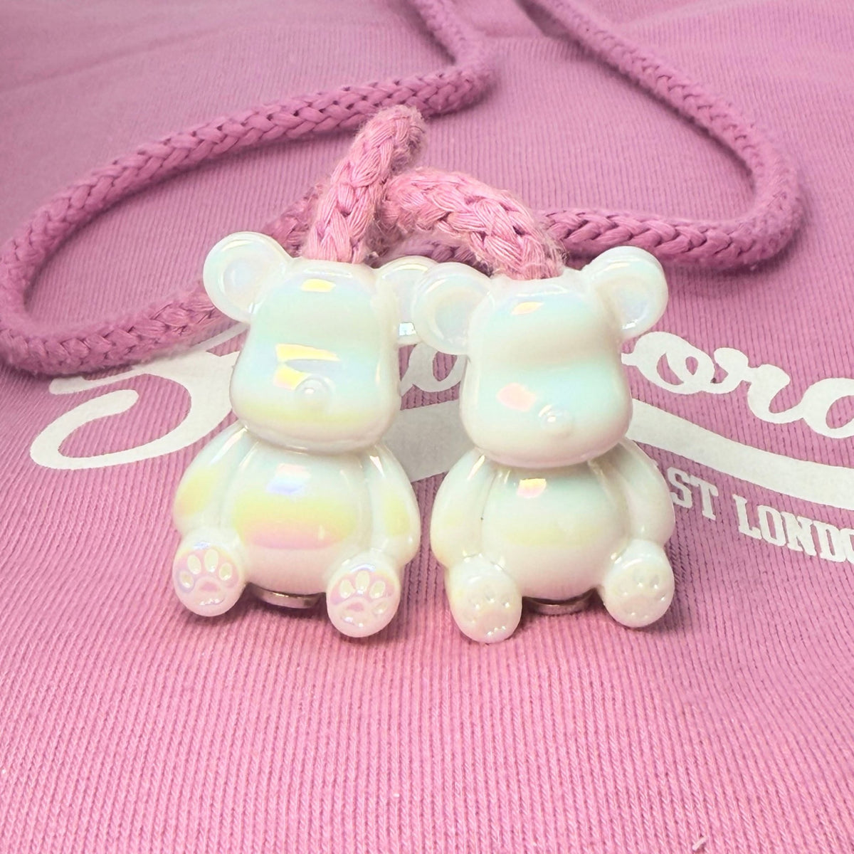 Hoodie Charms – Bubble Bear - Perles de Hoodie - Hoodie Charms - UV WHITE
