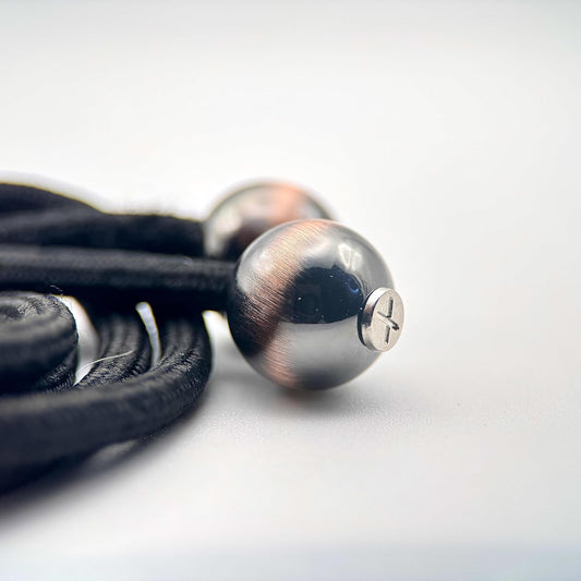 HOODIE CHARMS – Série ABS Luxe Gold – Perle pour Cordon de Hoodie - Hoodie Charms - Matte Silver