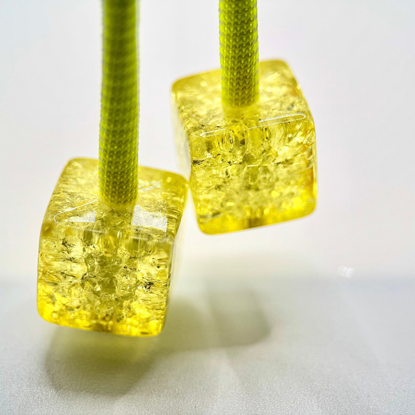 HOODIE CHARMS – Série Crackled Ice – Perle pour Cordon de Hoodie - Hoodie Charms - GREEN