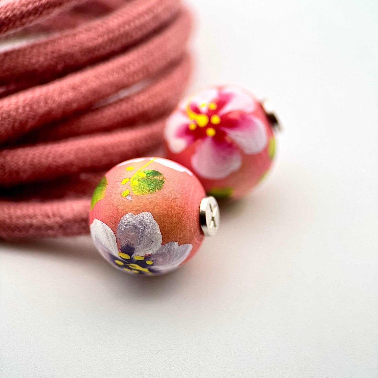 HOODIE CHARMS – Série Hula Bloom – Perle pour Cordon de Hoodie - Hoodie Charms -