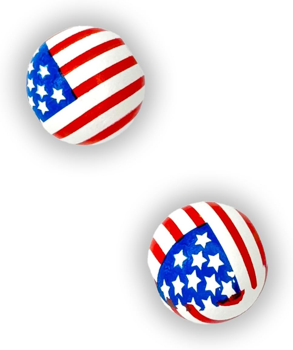 HOODIE CHARMS – Série Starspangle – Perles de Personnalisation pour Cordon de Sweat à Capuche – Design Fun & Patriote – Accessoire Unisexe pour Hoodie, Streetwear et Mode Urbaine