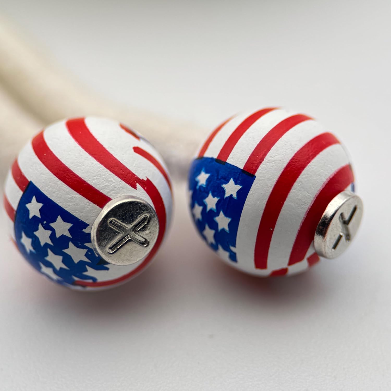 HOODIE CHARMS – Série Starspangle – Perles de Personnalisation pour Cordon de Sweat à Capuche – Design Fun & Patriote – Accessoire Unisexe pour Hoodie, Streetwear et Mode Urbaine