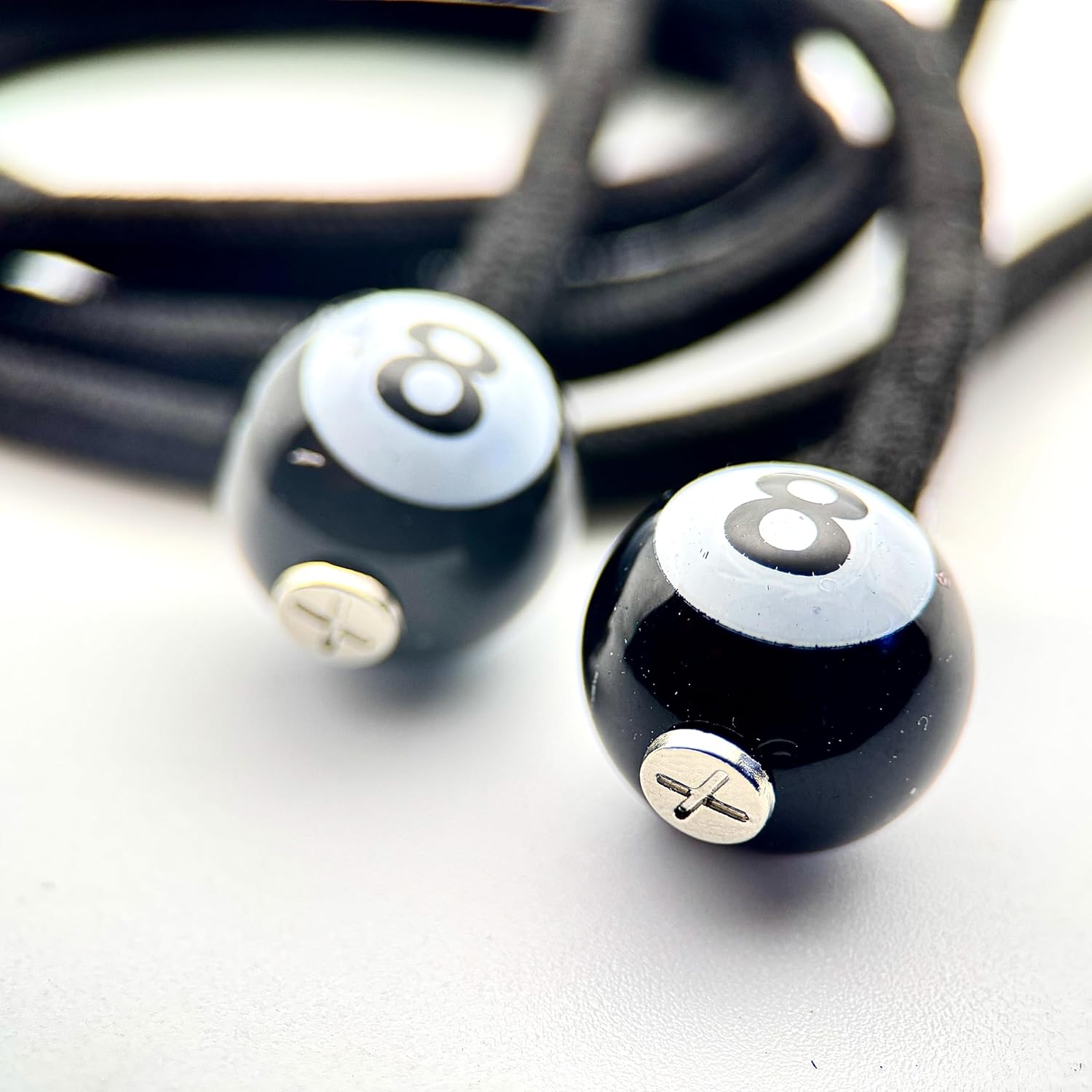 HOODIE CHARMS – Série 8-Ball – Perles de Personnalisation pour Cordon de Sweat à Capuche – Design Style Billard Rétro – Accessoire Unisexe pour Hoodie, Streetwear et Mode Urbaine