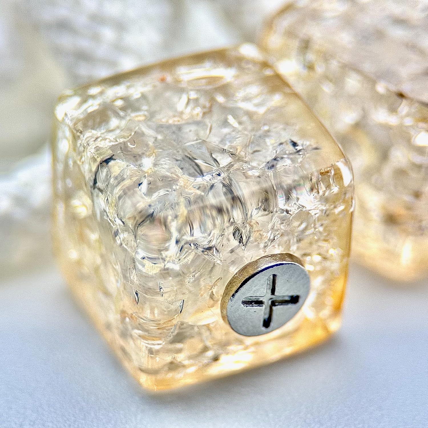 HOODIE CHARMS – Série Crackled Ice – Perles de Personnalisation pour Cordon de Sweat à Capuche – Design Futuriste et Minimal – Accessoire Unisexe pour Hoodie, Streetwear et Mode Urbaine