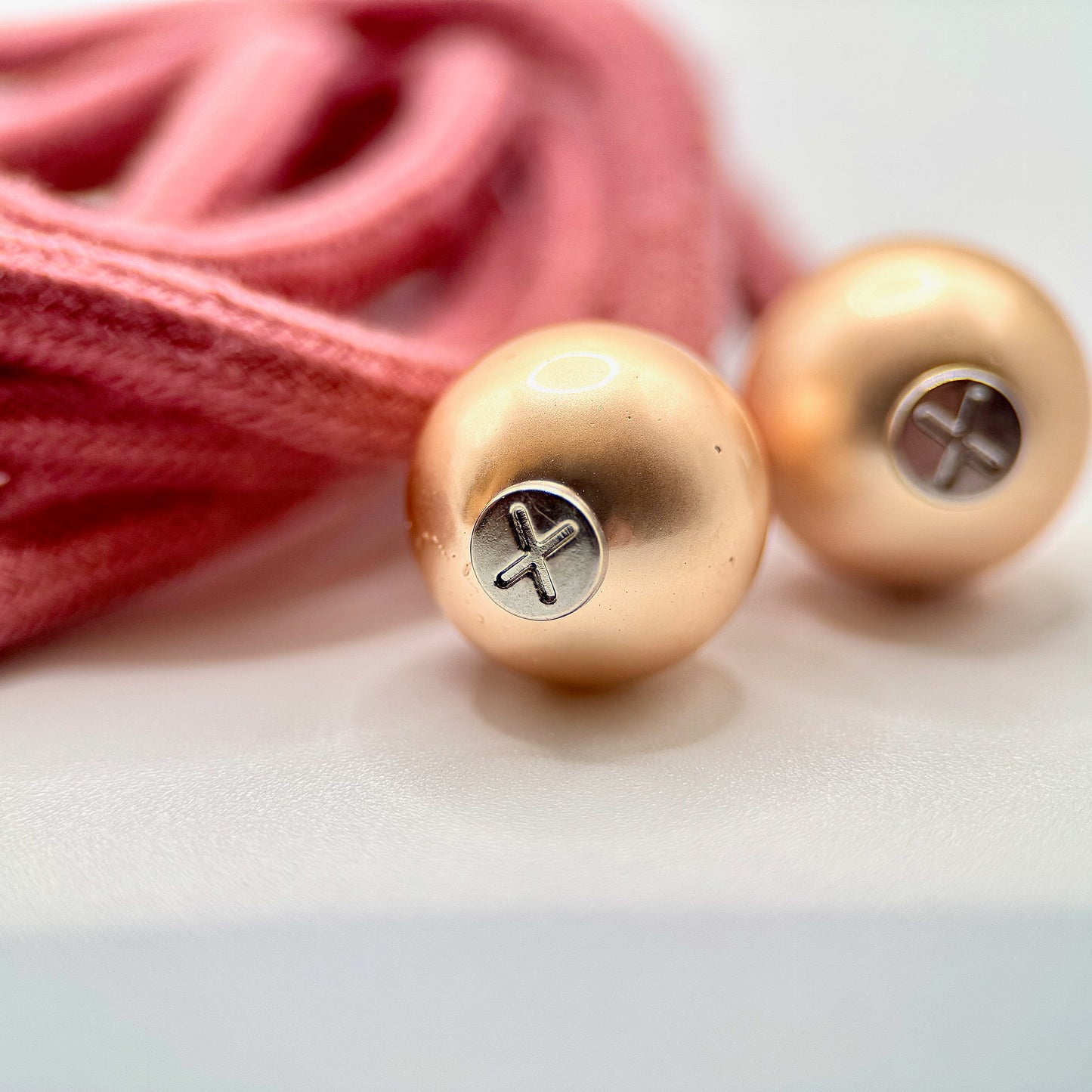 Série ABS Luxe Gold – Perles de Personnalisation pour Cordon de Sweat à Capuche – Design Métallisé et Élégant – Accessoire Unisexe pour Hoodie