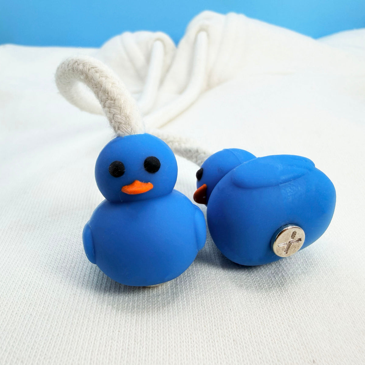 Hoodie Charms - Silicone Duck - Hoodie Beads