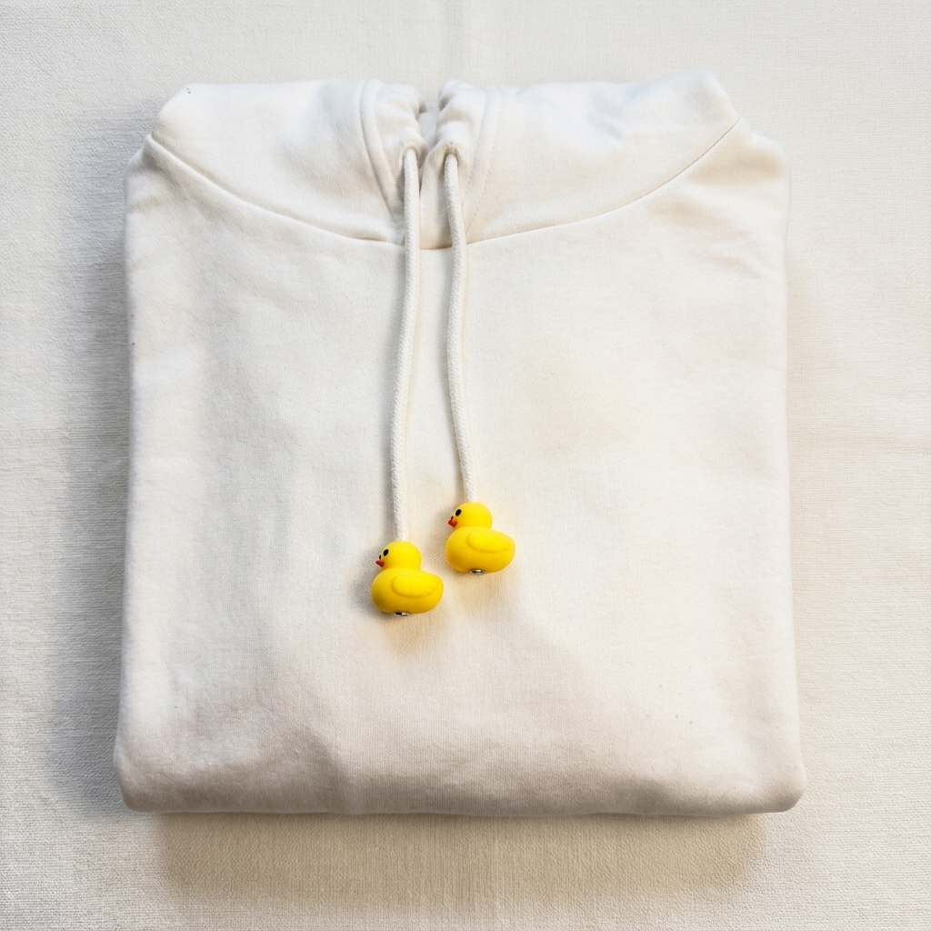 Hoodie Charms - Silicone Duck - Hoodie Beads