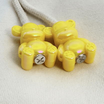 Hoodie Charms – Bubble Bear - Perles de Hoodie - Hoodie Charms - Chrome Purple