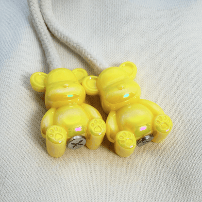Hoodie Charms – Bubble Bear - Perles de Hoodie - Hoodie Charms - Chrome Purple