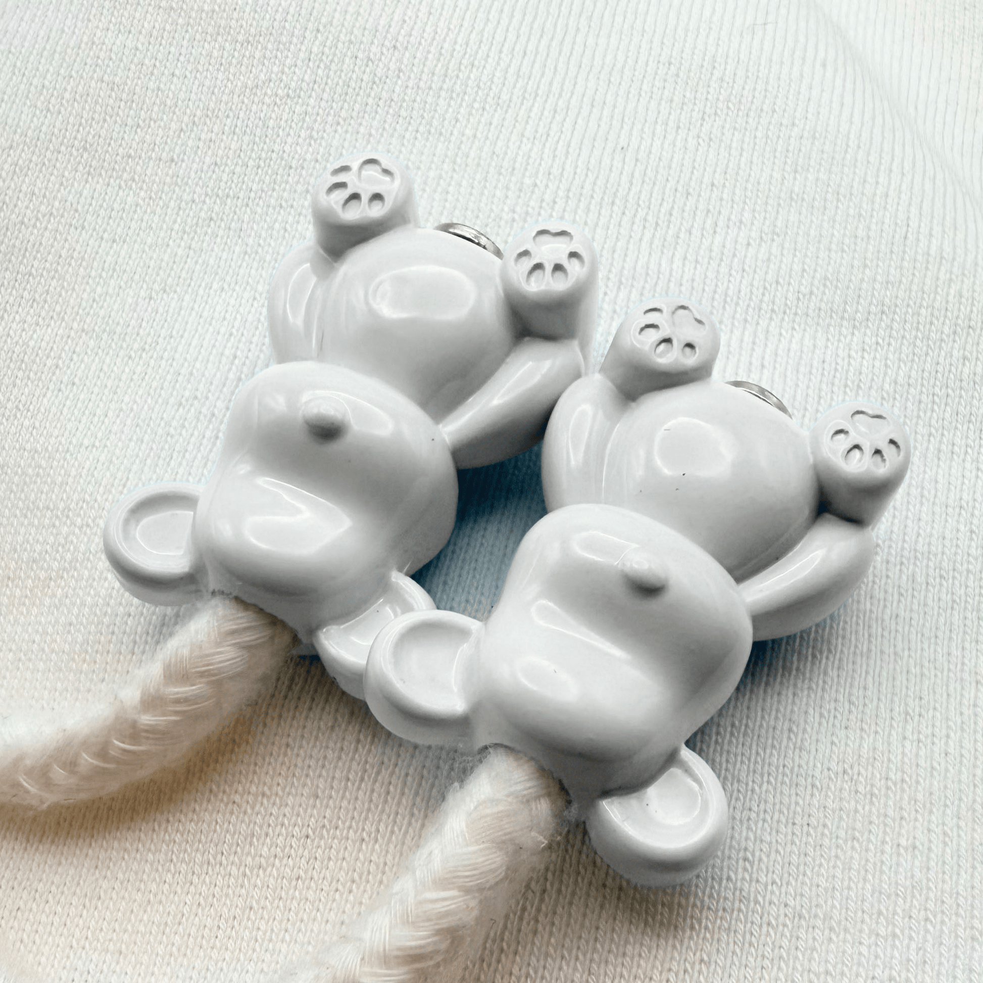Hoodie Charms – Bubble Bear - Perles de Hoodie - Hoodie Charms - Marron