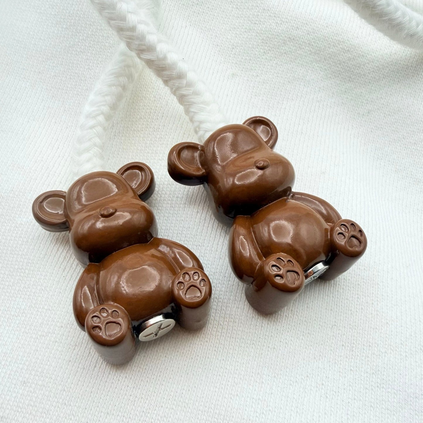 Hoodie Charms – Bubble Bear - Perles de Hoodie - Hoodie Charms - Marron