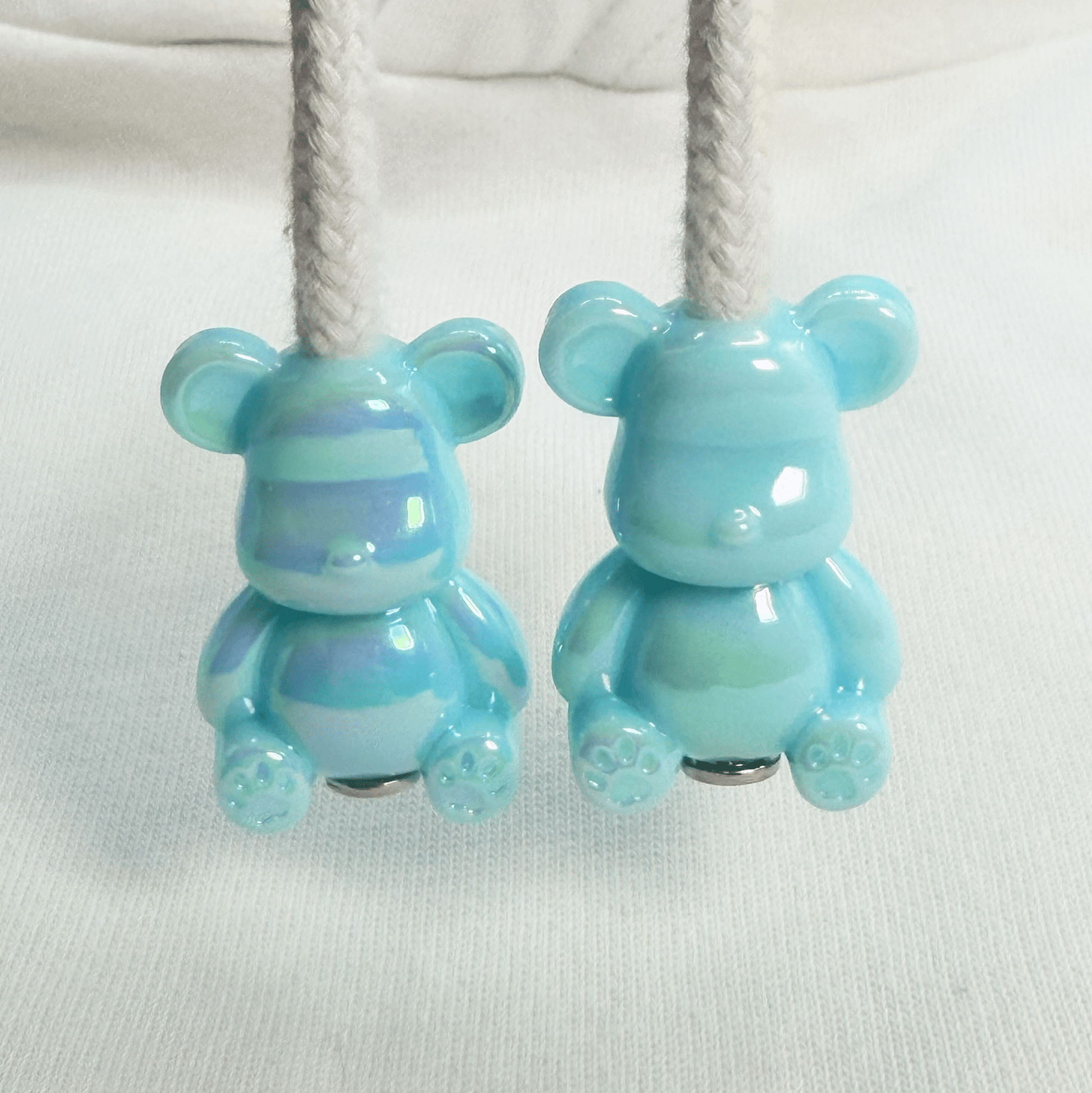 Hoodie Charms – Bubble Bear - Perles de Hoodie - Hoodie Charms - UV PURPLE