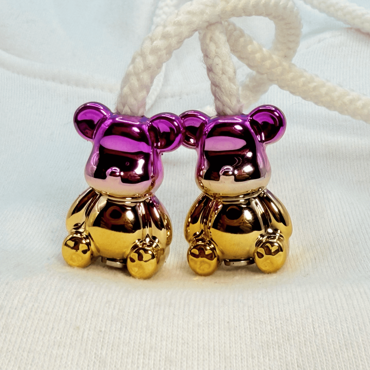Hoodie Charms – Bubble Bear - Perles de Hoodie - Hoodie Charms - White