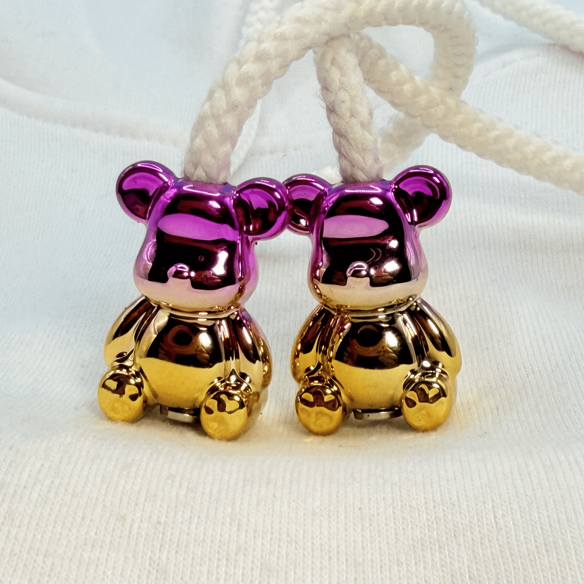 Hoodie Charms – Bubble Bear - Perles de Hoodie - Hoodie Charms - White