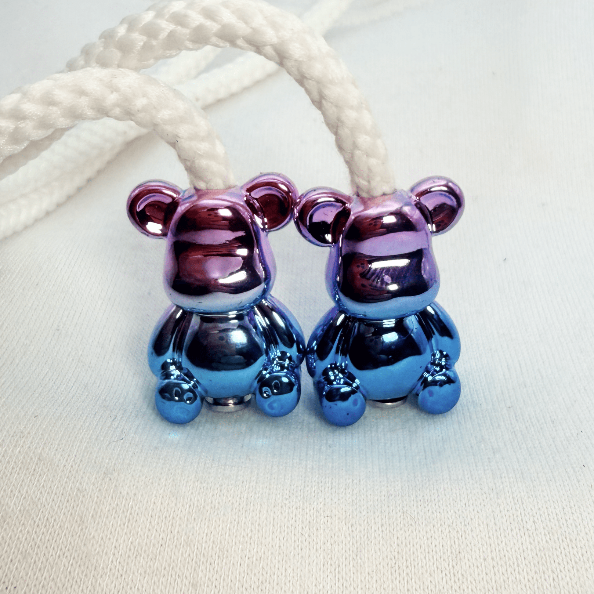 Hoodie Charms – Bubble Bear - Perles de Hoodie - Hoodie Charms - White
