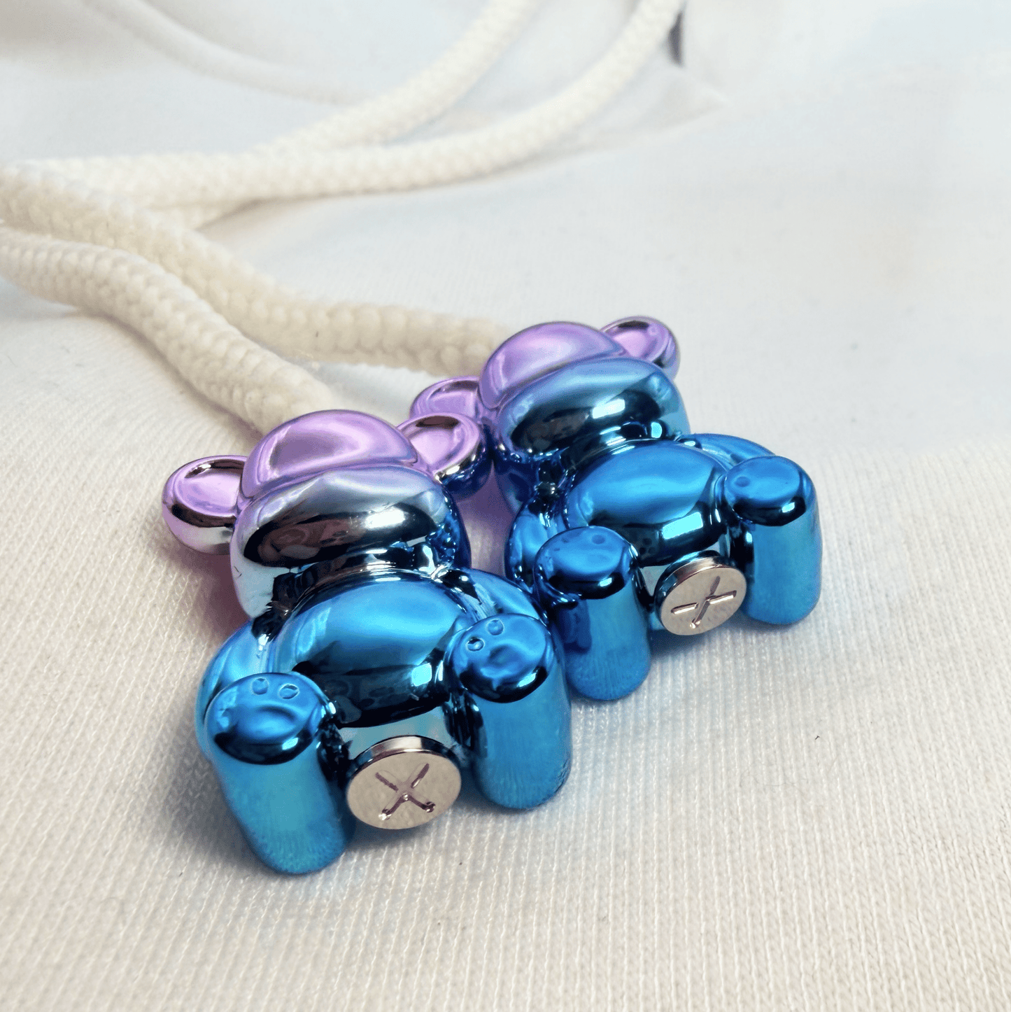 Hoodie Charms – Bubble Bear - Perles de Hoodie - Hoodie Charms - White