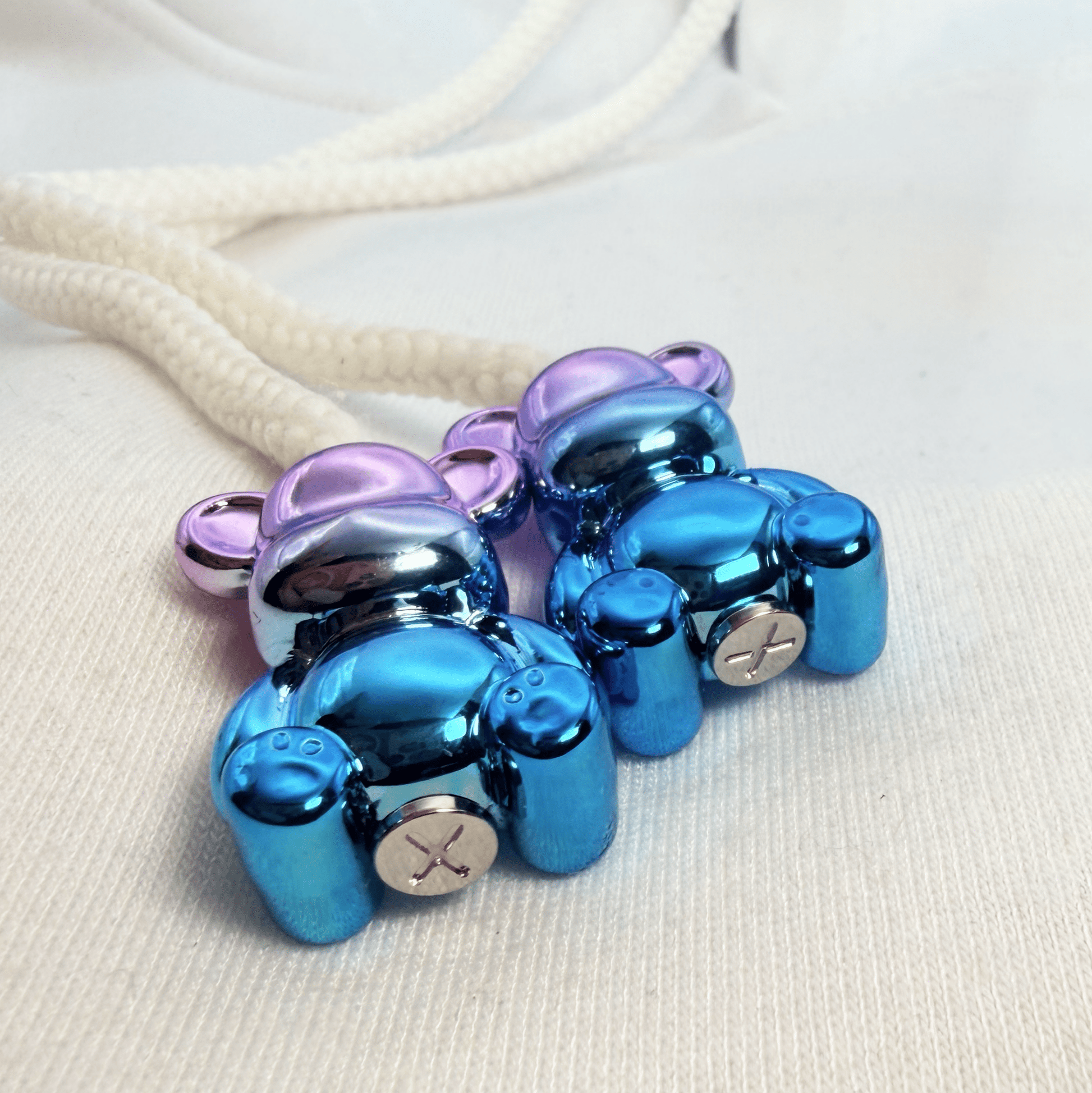 Hoodie Charms – Bubble Bear - Perles de Hoodie - Hoodie Charms - White