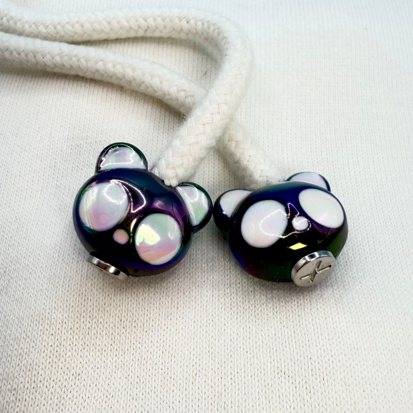 Hoodie Charms – Cosmo Panda – Perles de Hoodie - Hoodie Charms - Noir