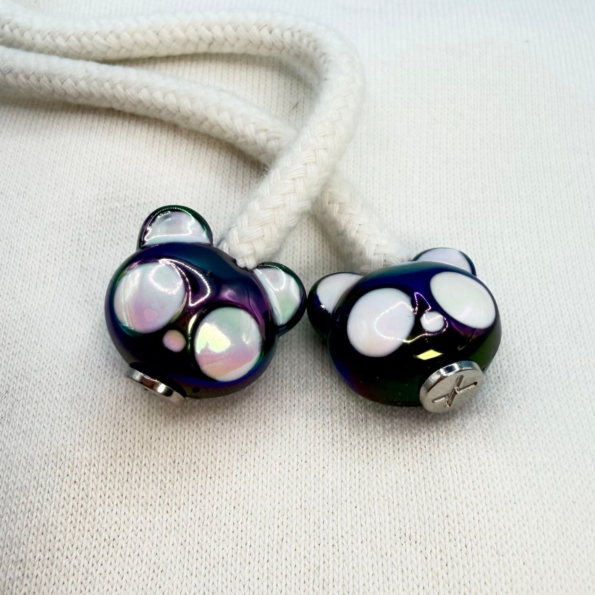Hoodie Charms – Cosmo Panda – Perles de Hoodie - Hoodie Charms - Noir