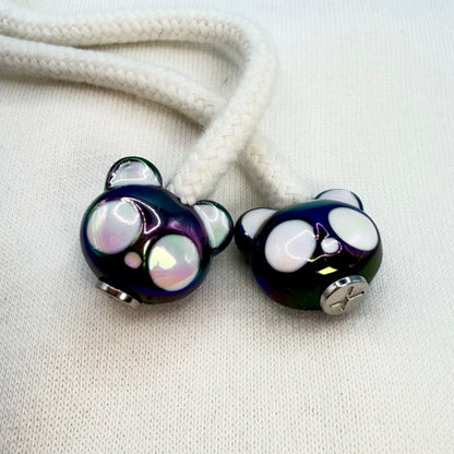 Hoodie Charms – Cosmo Panda – Perles de Hoodie - Hoodie Charms - Noir