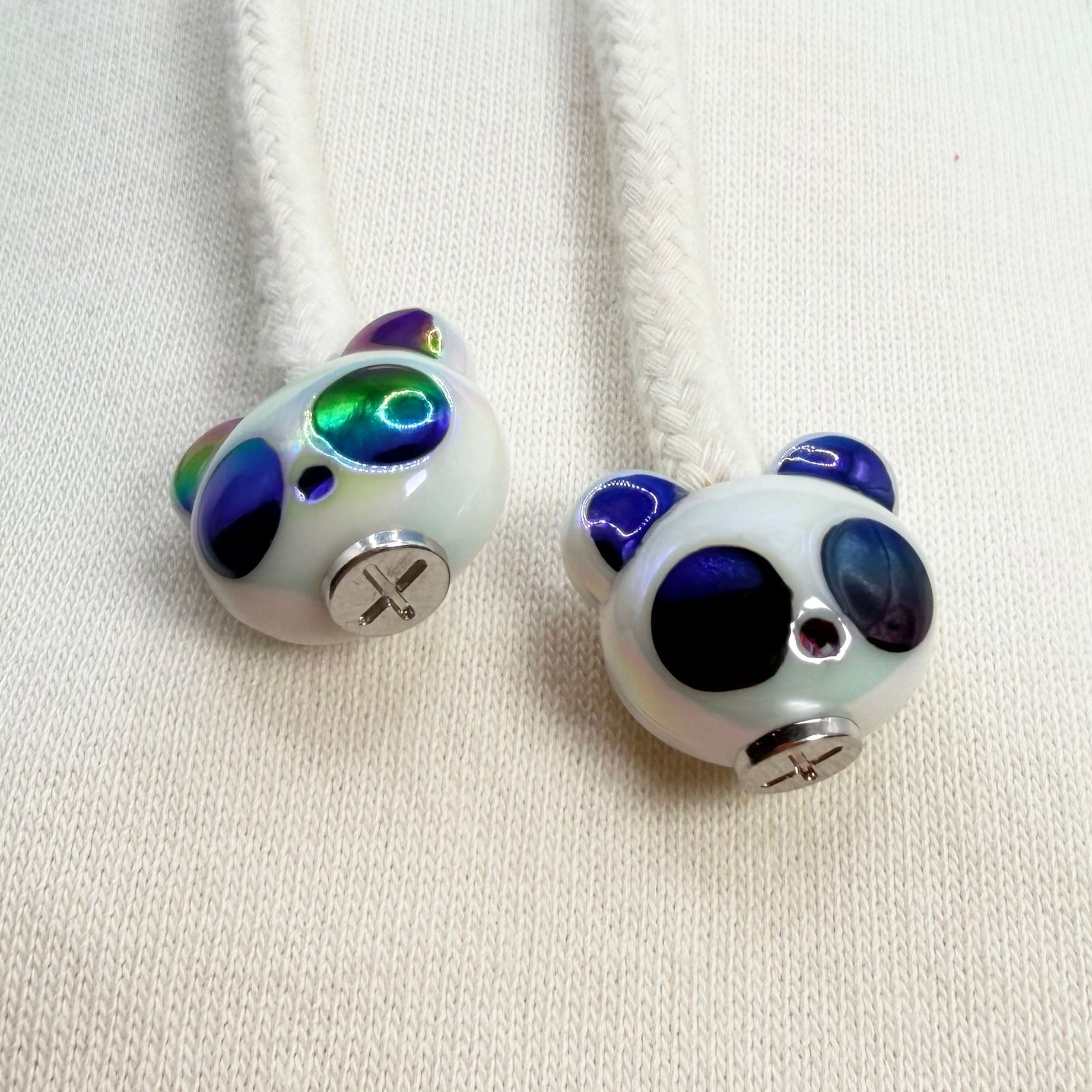 Hoodie Charms – Cosmo Panda – Perles de Hoodie - Hoodie Charms - Noir