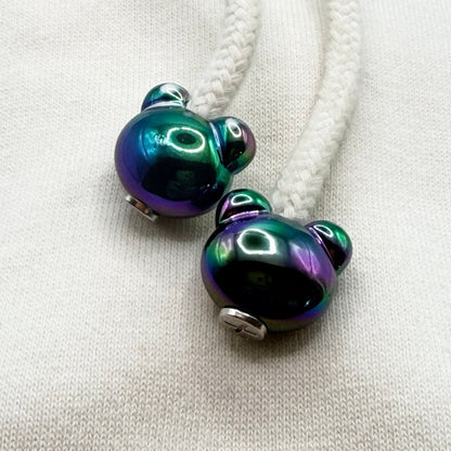 Hoodie Charms – Cosmo Panda – Perles de Hoodie - Hoodie Charms - Noir