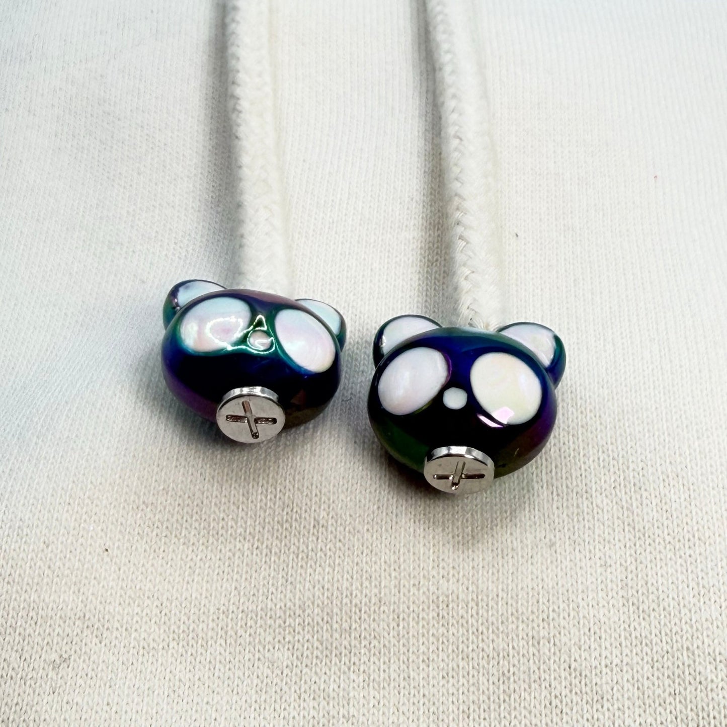 Hoodie Charms – Cosmo Panda – Perles de Hoodie - Hoodie Charms - Noir