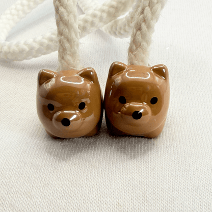 Hoodie Charms – Farm Friends – Perles de Hoodie - Hoodie Charms - Brown Puppy