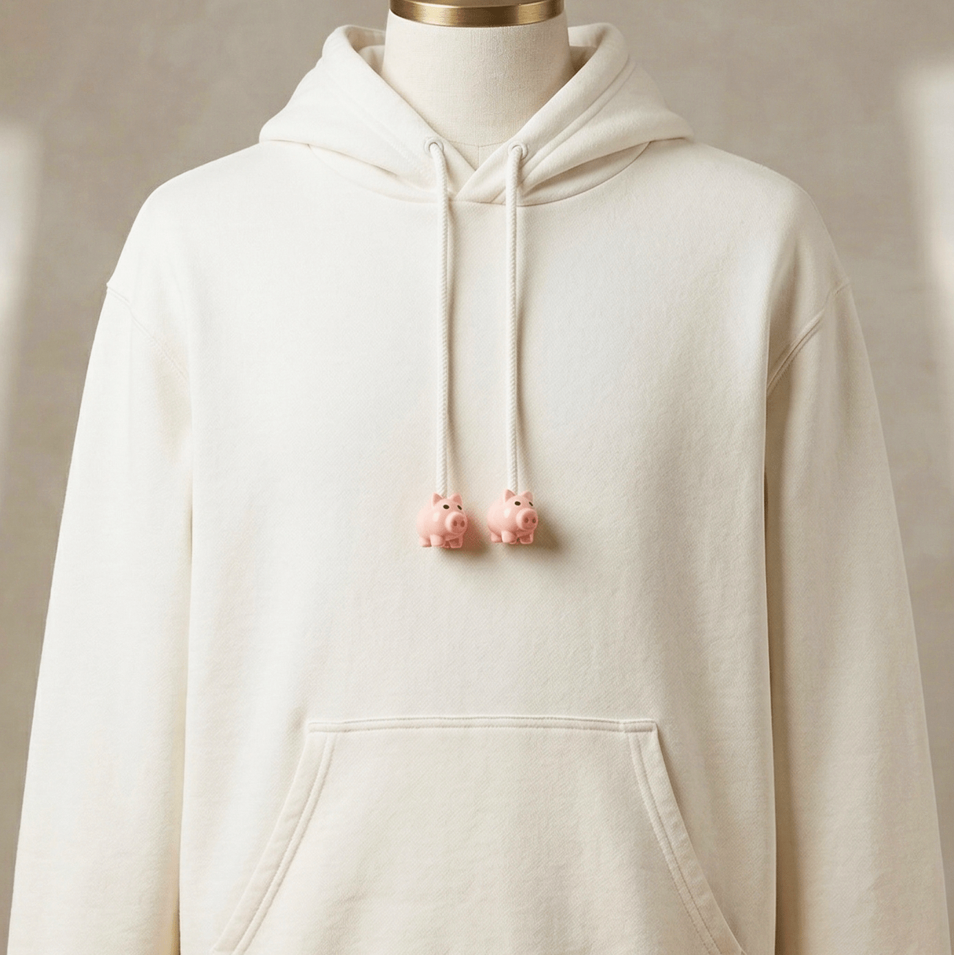 Hoodie Charms – Farm Friends – Perles de Hoodie - Hoodie Charms - Piggy