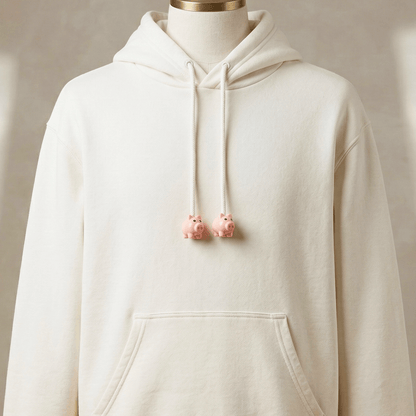 Hoodie Charms – Farm Friends – Perles de Hoodie - Hoodie Charms - Piggy