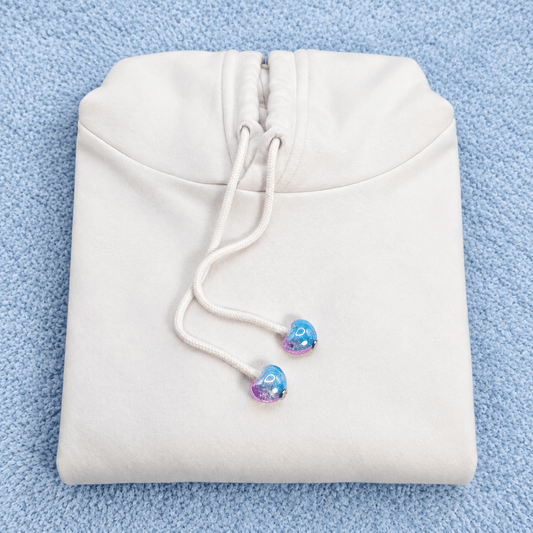 Hoodie Charms- Frost Heart – Perles de hoodie - Hoodie Charms - Bleu