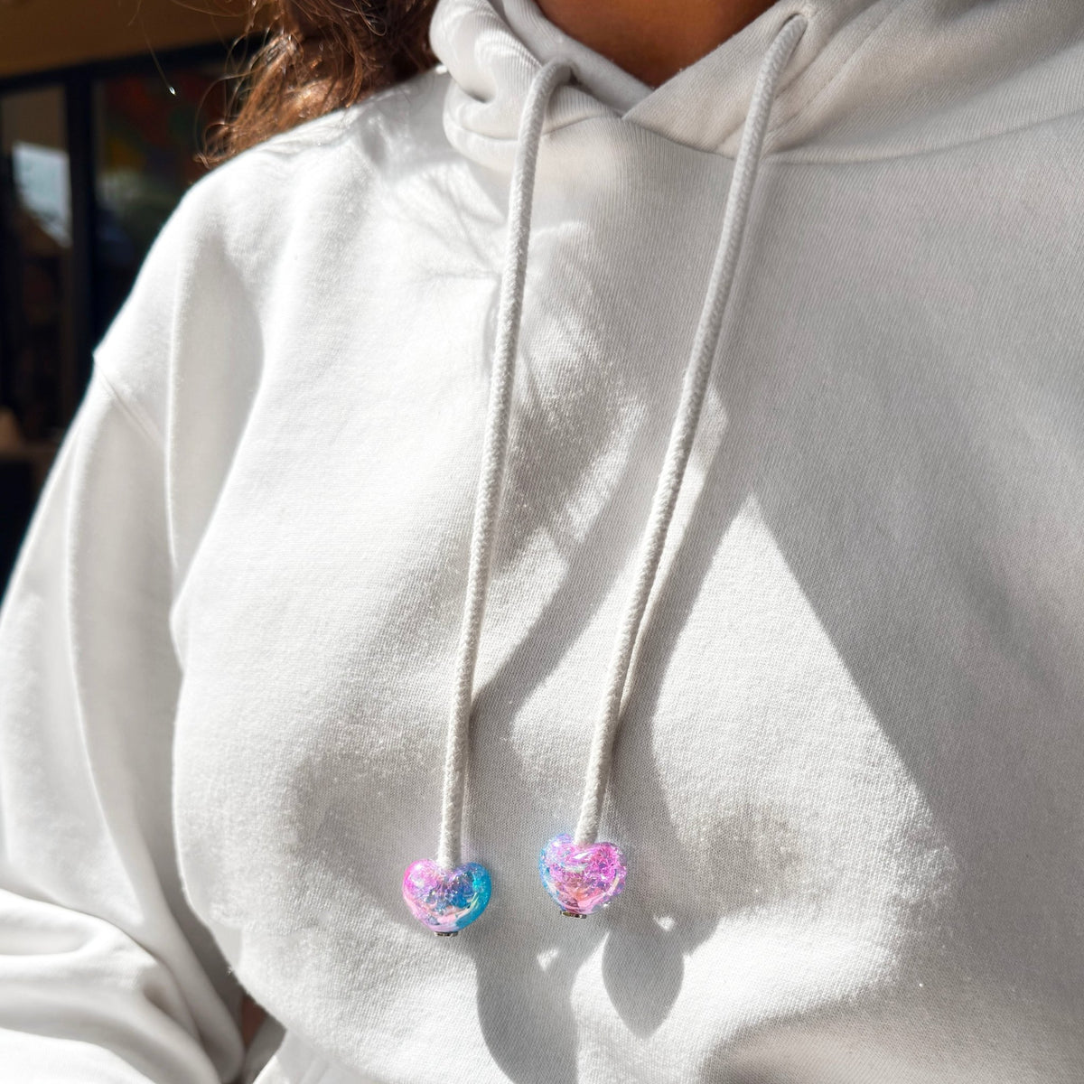 Hoodie Charms- Frost Heart – Perles de hoodie - Hoodie Charms - Bleu