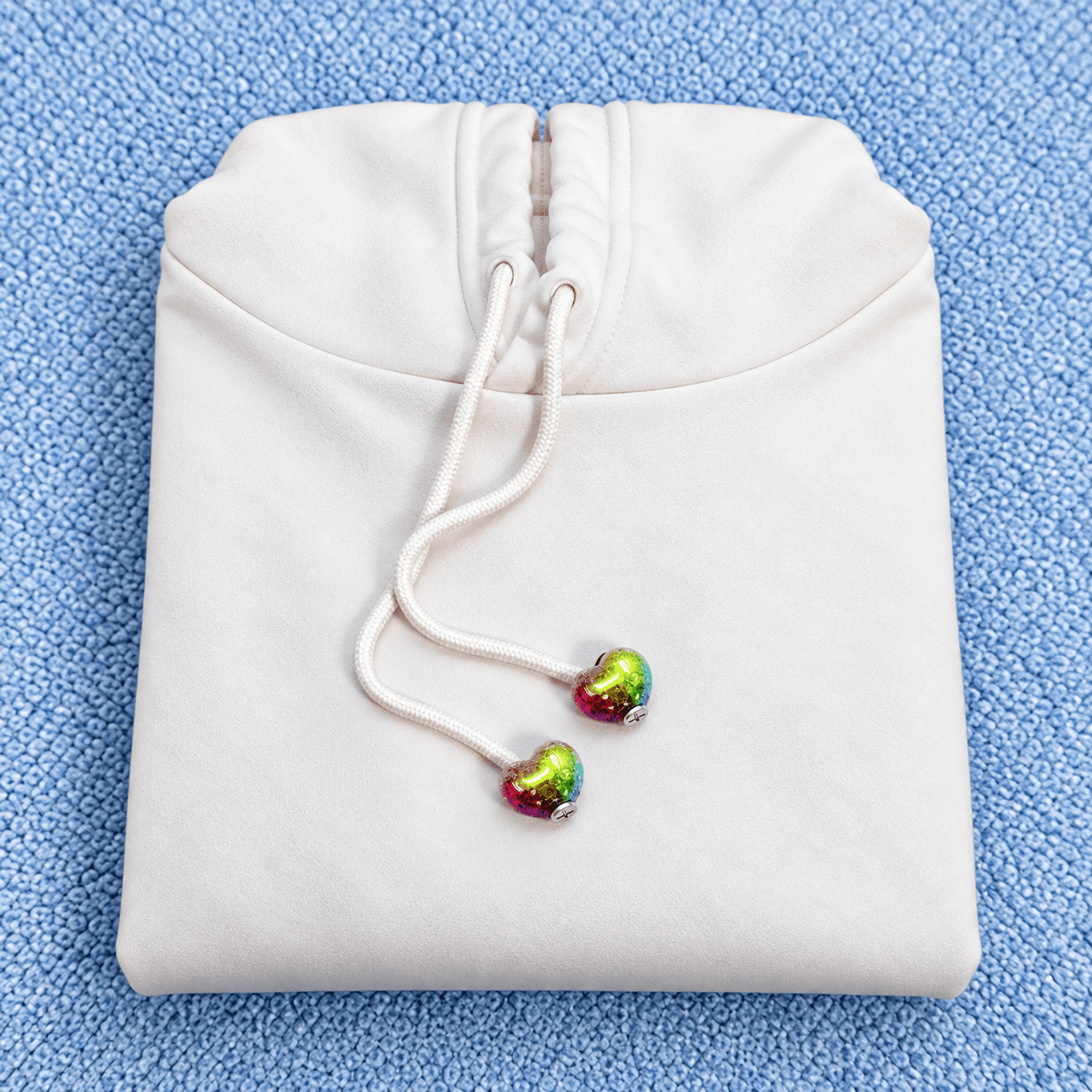 Hoodie Charms- Frost Heart – Perles de hoodie - Hoodie Charms - Rouge-Vert