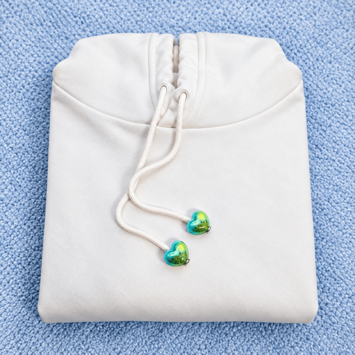 Hoodie Charms- Frost Heart – Perles de hoodie - Hoodie Charms - Vert