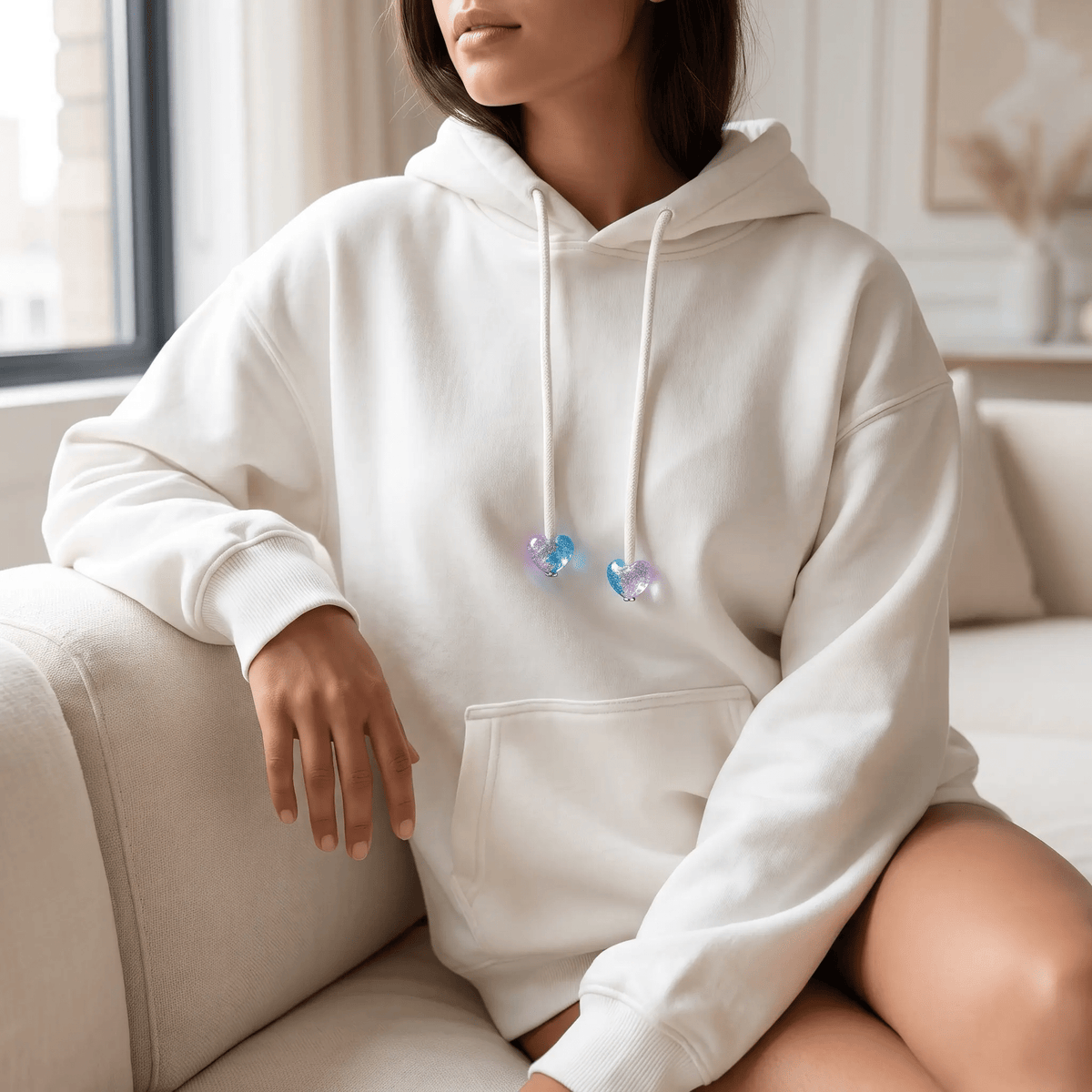 Hoodie Charms- Frost Heart – Perles de hoodie - Hoodie Charms - Vert