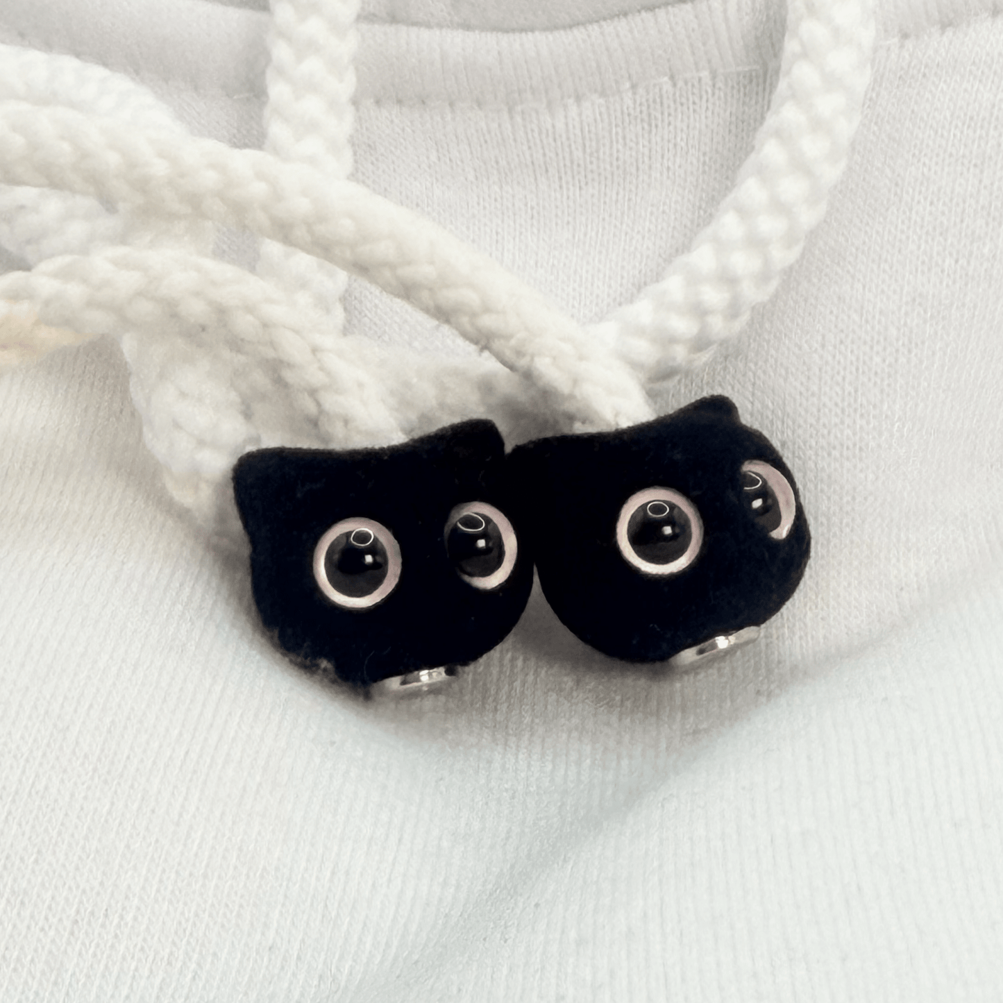 Hoodie Charms® – Kitty Pop – Perles de Hoodie - Hoodie Charms - Noir
