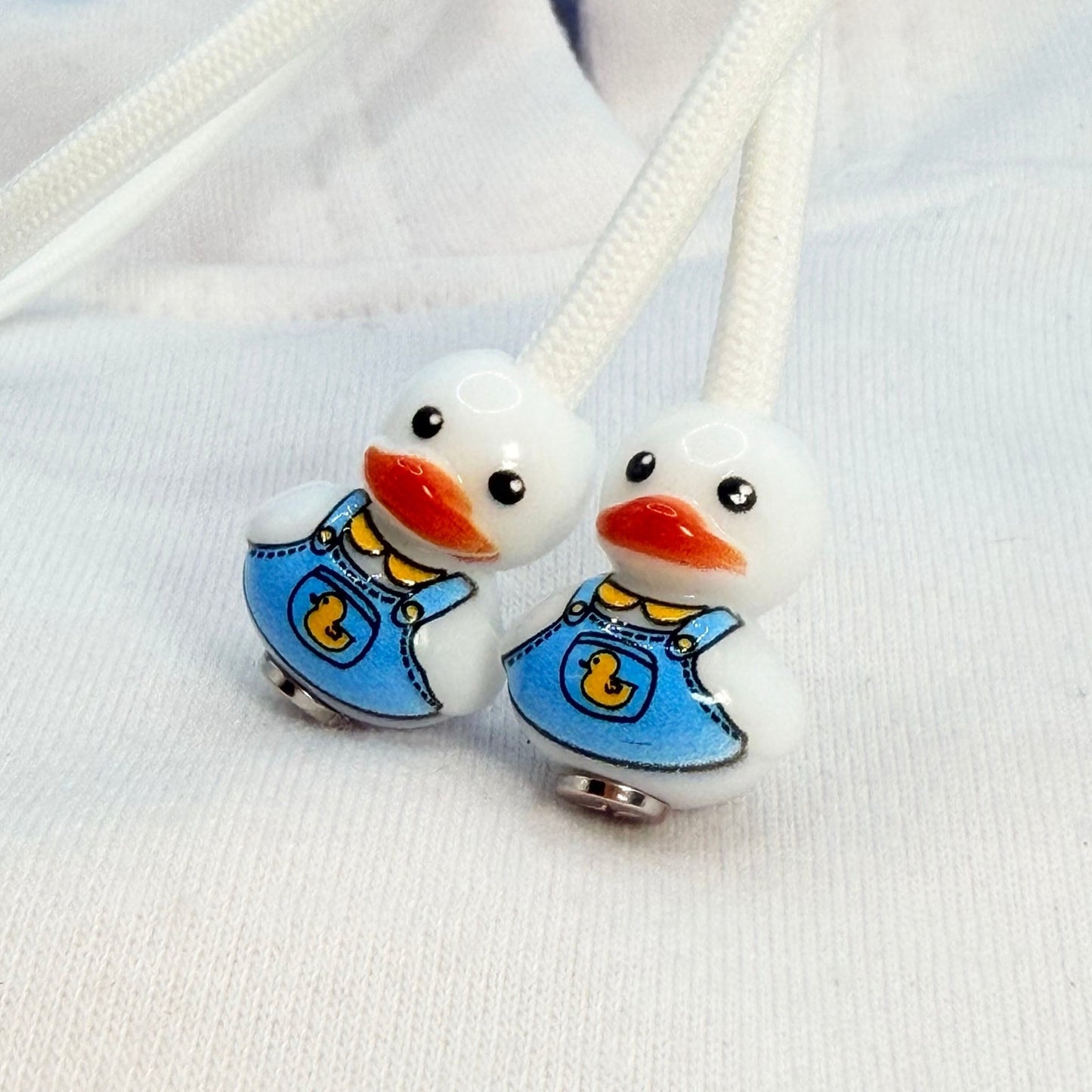 HOODIE CHARMS® – Lucky Duck – Perles de Hoodie - Hoodie Charms - Blanc