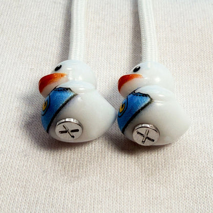 HOODIE CHARMS® – Lucky Duck – Perles de Hoodie - Hoodie Charms - Blanc Transparant