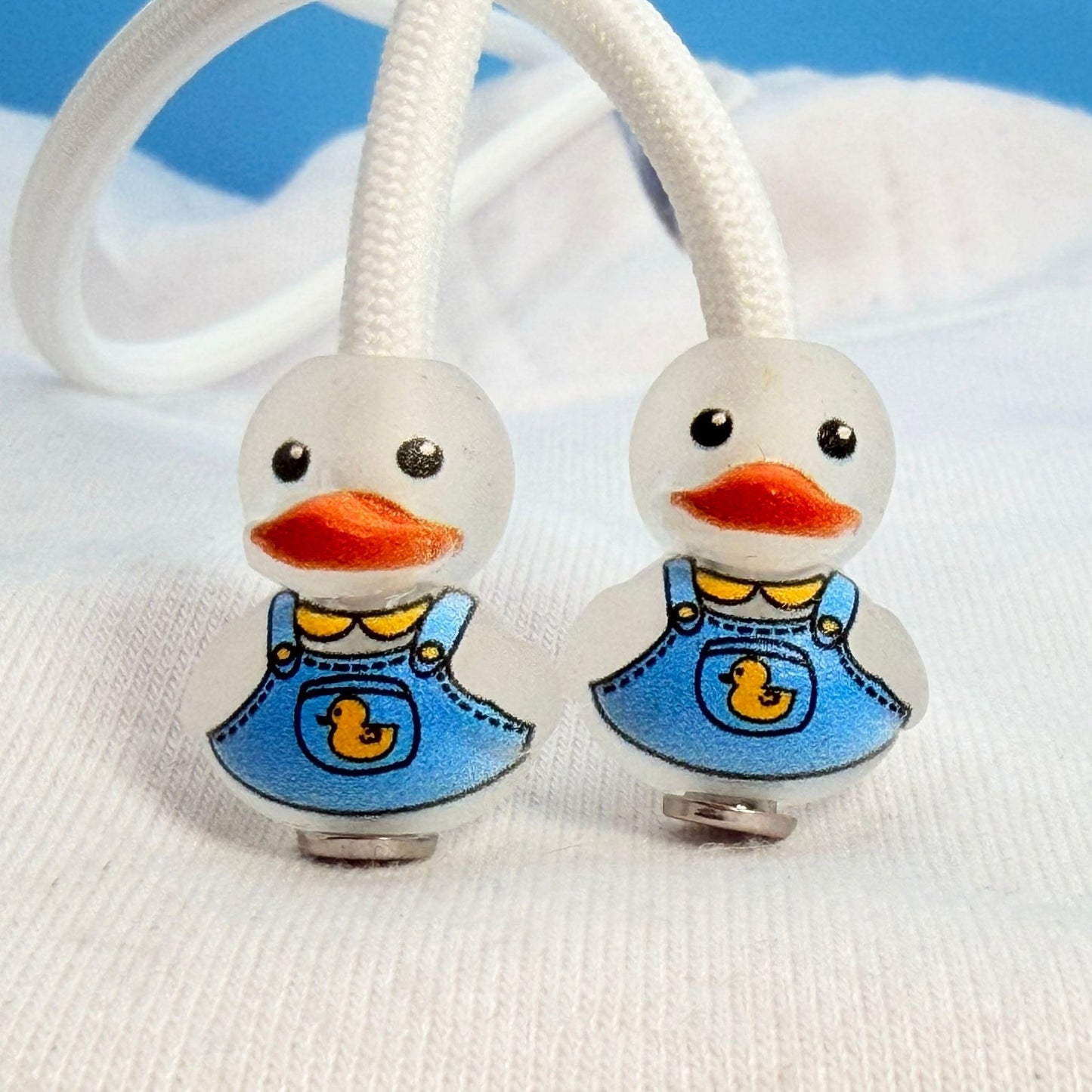 HOODIE CHARMS® – Lucky Duck – Perles de Hoodie - Hoodie Charms - Blanc Transparant