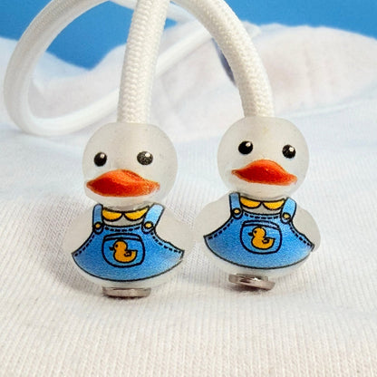HOODIE CHARMS® – Lucky Duck – Perles de Hoodie - Hoodie Charms - Blanc Transparant