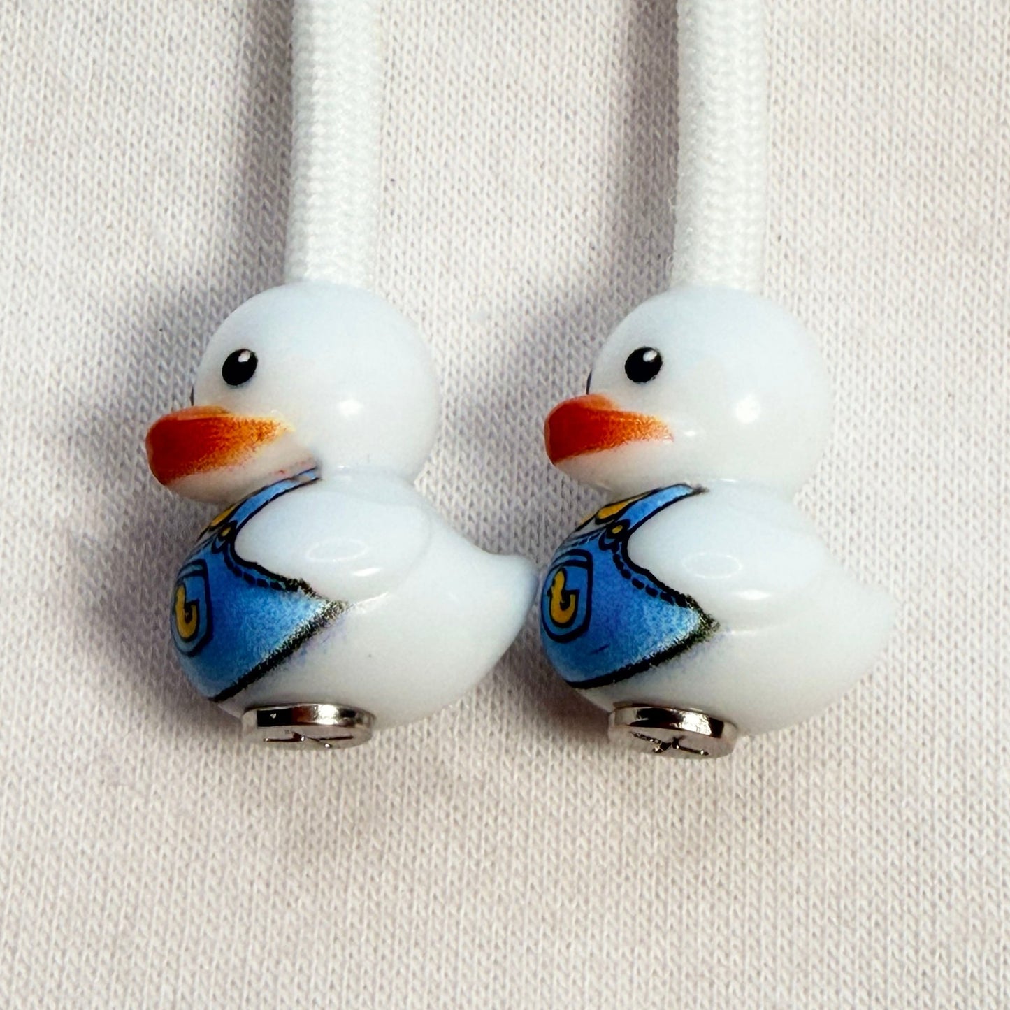 HOODIE CHARMS® – Lucky Duck – Perles de Hoodie - Hoodie Charms - Blanc Transparant
