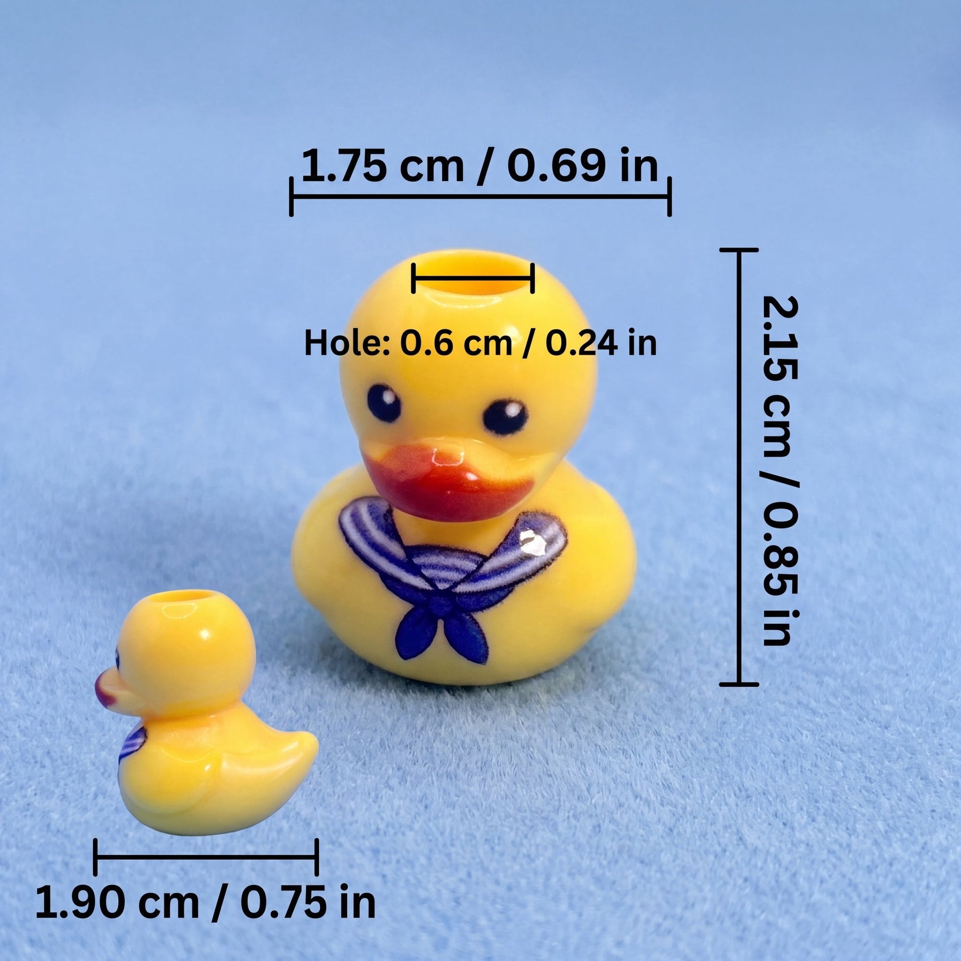 HOODIE CHARMS® – Lucky Duck – Perles de Hoodie - Hoodie Charms - Bleu Ciel