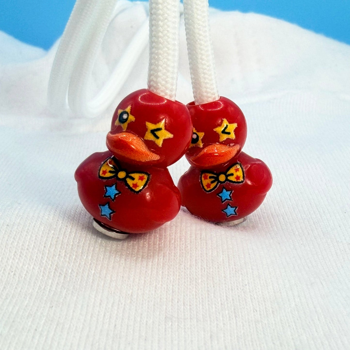 HOODIE CHARMS® – Lucky Duck – Perles de Hoodie - Hoodie Charms - Red