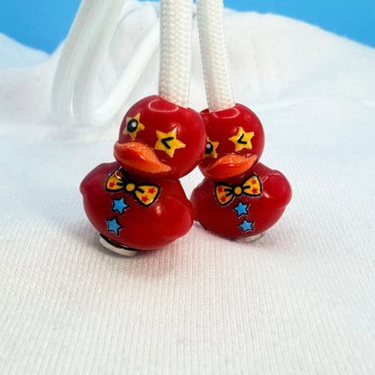 HOODIE CHARMS® – Lucky Duck – Perles de Hoodie - Hoodie Charms - Red