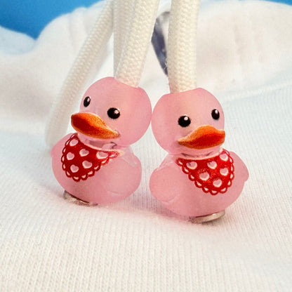HOODIE CHARMS® – Lucky Duck – Perles de Hoodie - Hoodie Charms - Rose Transparant