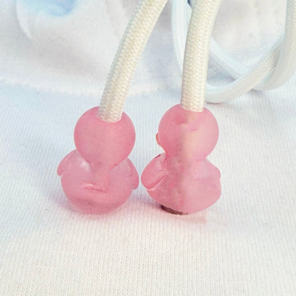 HOODIE CHARMS® – Lucky Duck – Perles de Hoodie - Hoodie Charms - Rose Transparant