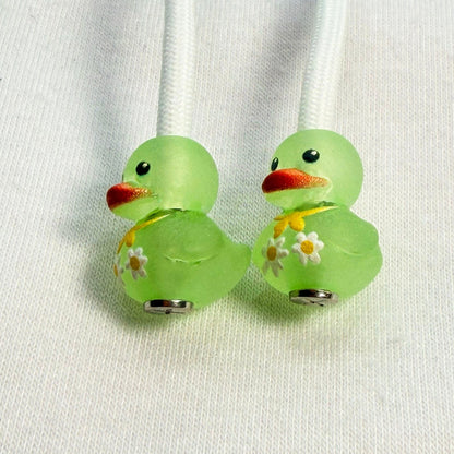 HOODIE CHARMS® – Lucky Duck – Perles de Hoodie - Hoodie Charms - Vert Transparant