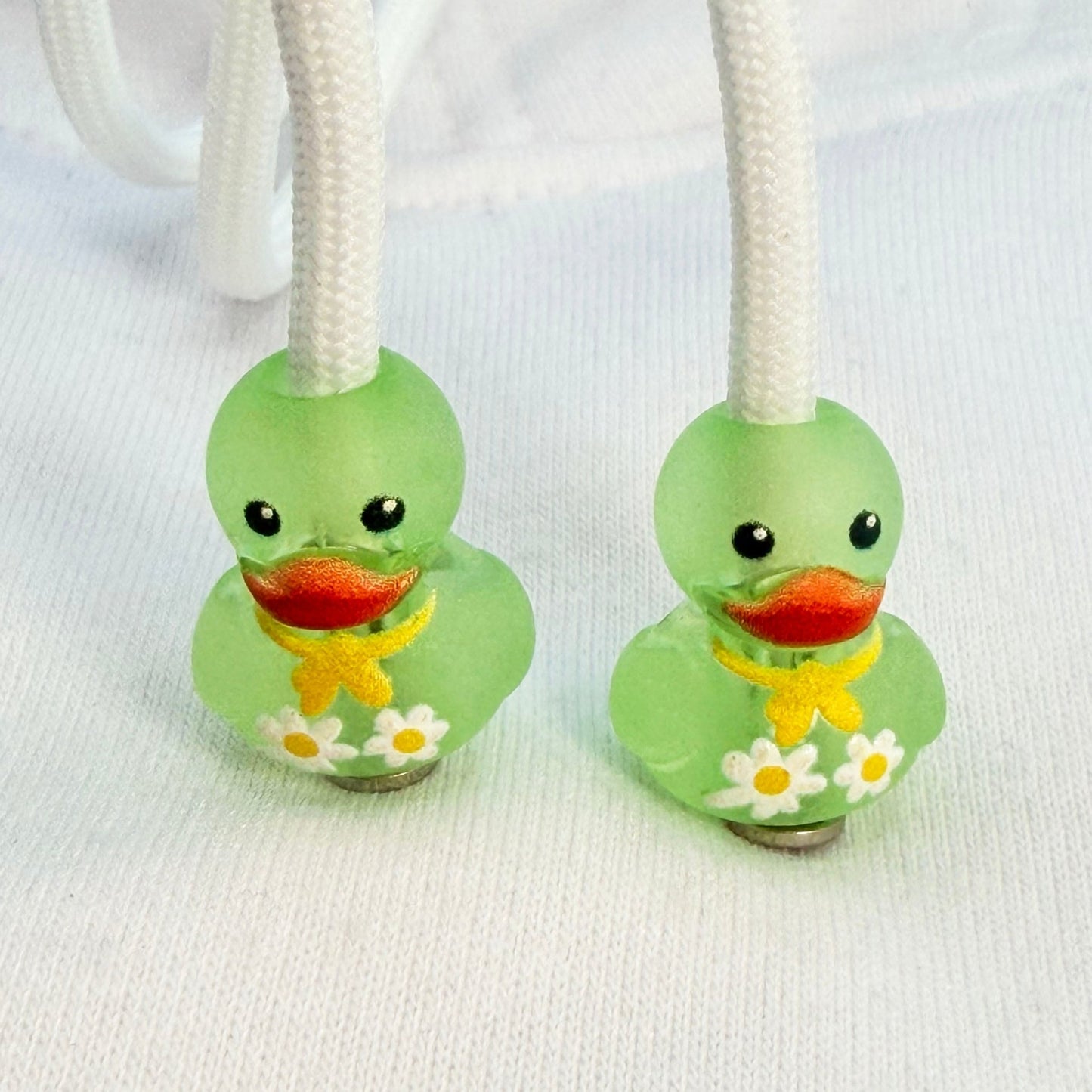 HOODIE CHARMS® – Lucky Duck – Perles de Hoodie - Hoodie Charms - Vert Transparant