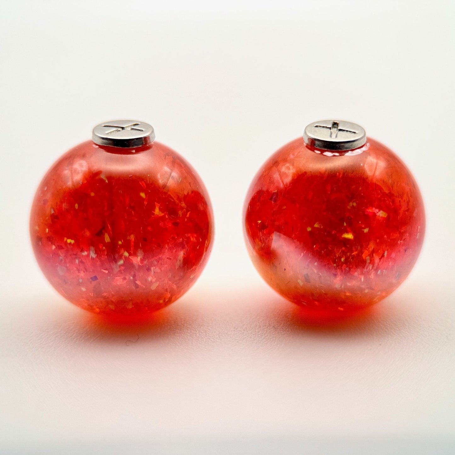 Hoodie Charms – Opal Shards – Perles Effet Nacré pour Cordon de Hoodie - Hoodie Charms - Fluo Yellow